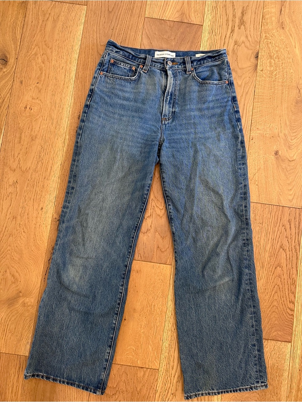 Aritzia Farrah Wide Leg Blue Women’s Jeans - Picture 6 of 7